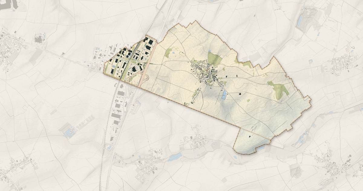Portrait cartographique de Monchy-le-Preux : relief, eau, forêts, bâti et voies, calculés à partir des données de l'IGN