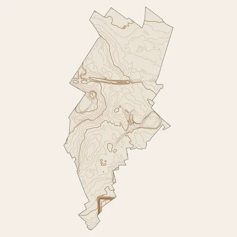 Montigny-en-Gohelle : courbes de niveau