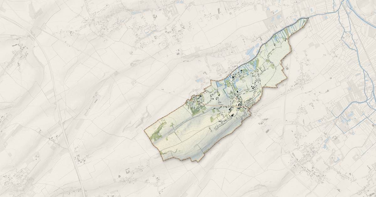 Portrait cartographique de Moulle : relief, eau, forêts, bâti et voies, calculés à partir des données de l'IGN