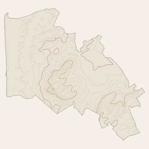 Neufchâtel-Hardelot : courbes de niveau