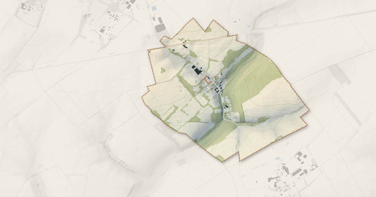 Portrait cartographique de Neulette : relief, eau, forêts, bâti et voies, calculés à partir des données de l'IGN
