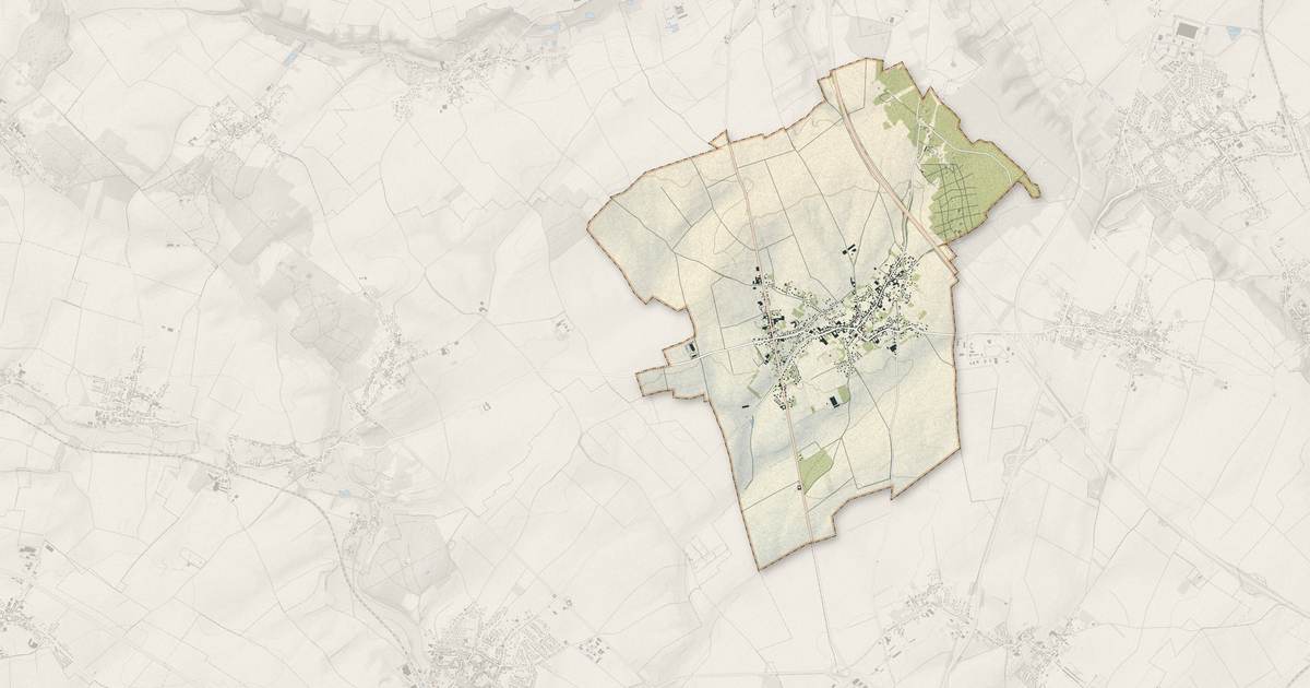 Portrait cartographique de Neuville-Saint-Vaast : relief, eau, forêts, bâti et voies, calculés à partir des données de l'IGN
