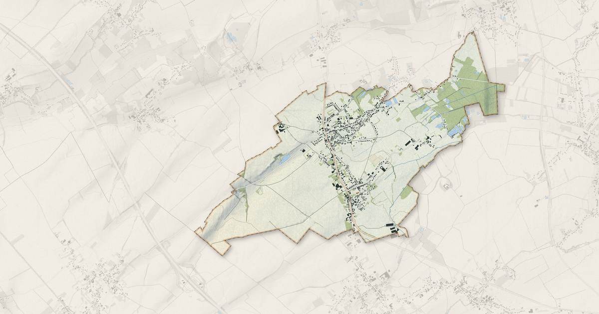 Portrait cartographique de Norrent-Fontes : relief, eau, forêts, bâti et voies, calculés à partir des données de l'IGN