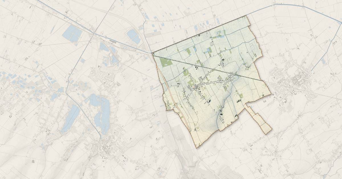 Portrait cartographique de Nortkerque : relief, eau, forêts, bâti et voies, calculés à partir des données de l'IGN