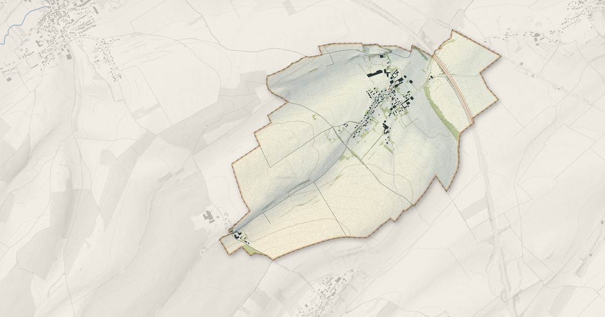 Portrait cartographique de Nort-Leulinghem : relief, eau, forêts, bâti et voies, calculés à partir des données de l'IGN