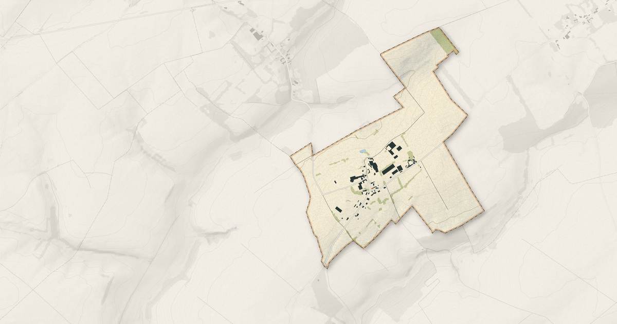 Portrait cartographique de Noyelles-lès-Humières : relief, eau, forêts, bâti et voies, calculés à partir des données de l'IGN