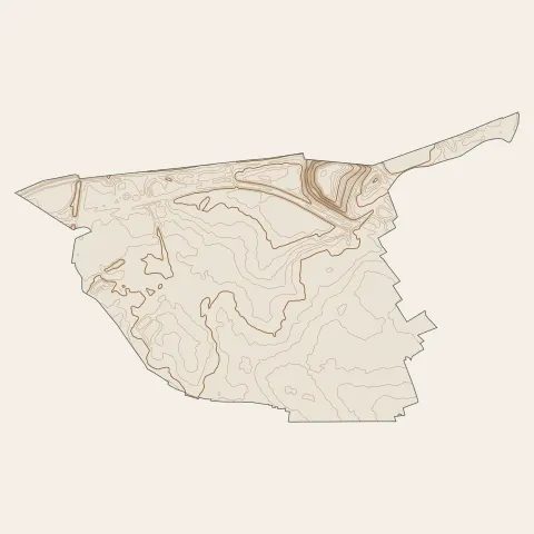 Noyelles-sous-Lens : courbes de niveau