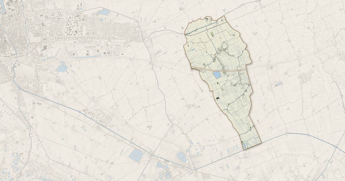 Portrait cartographique de Offekerque : relief, eau, forêts, bâti et voies, calculés à partir des données de l'IGN