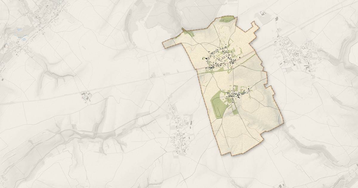 Portrait cartographique de Pommera : relief, eau, forêts, bâti et voies, calculés à partir des données de l'IGN