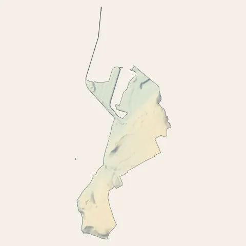 Le Portel : relief