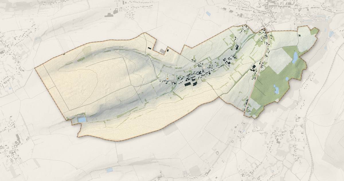 Portrait cartographique de Pressy : relief, eau, forêts, bâti et voies, calculés à partir des données de l'IGN
