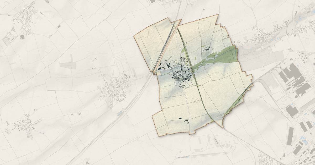 Portrait cartographique de Quiéry-la-Motte : relief, eau, forêts, bâti et voies, calculés à partir des données de l'IGN