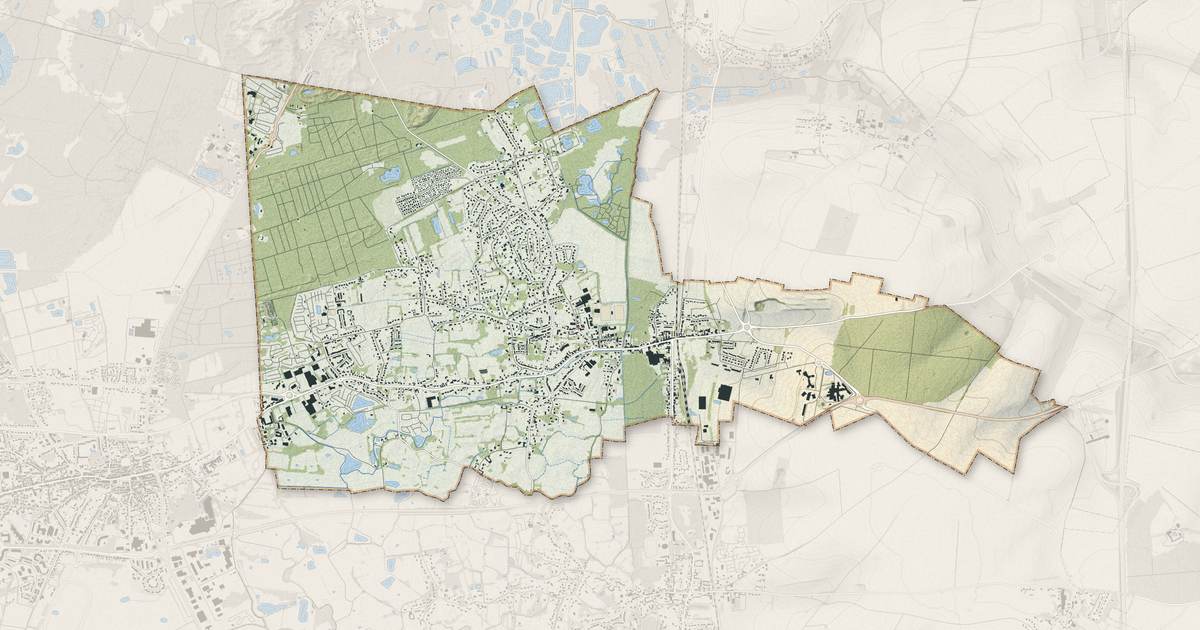 Portrait cartographique de Rang-du-Fliers : relief, eau, forêts, bâti et voies, calculés à partir des données de l'IGN