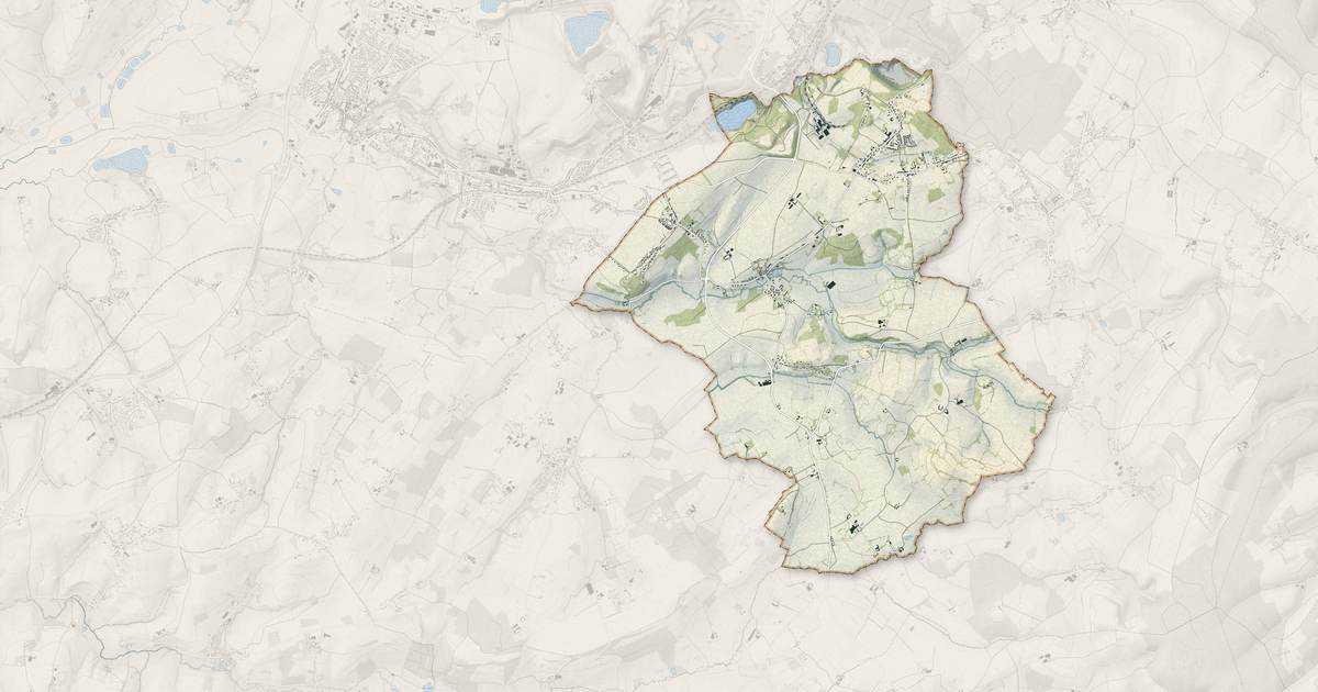 Portrait cartographique de Rety : relief, eau, forêts, bâti et voies, calculés à partir des données de l'IGN