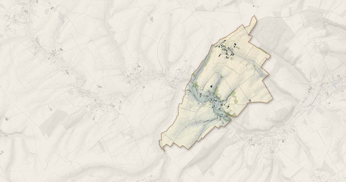 Portrait cartographique de Rumilly : relief, eau, forêts, bâti et voies, calculés à partir des données de l'IGN