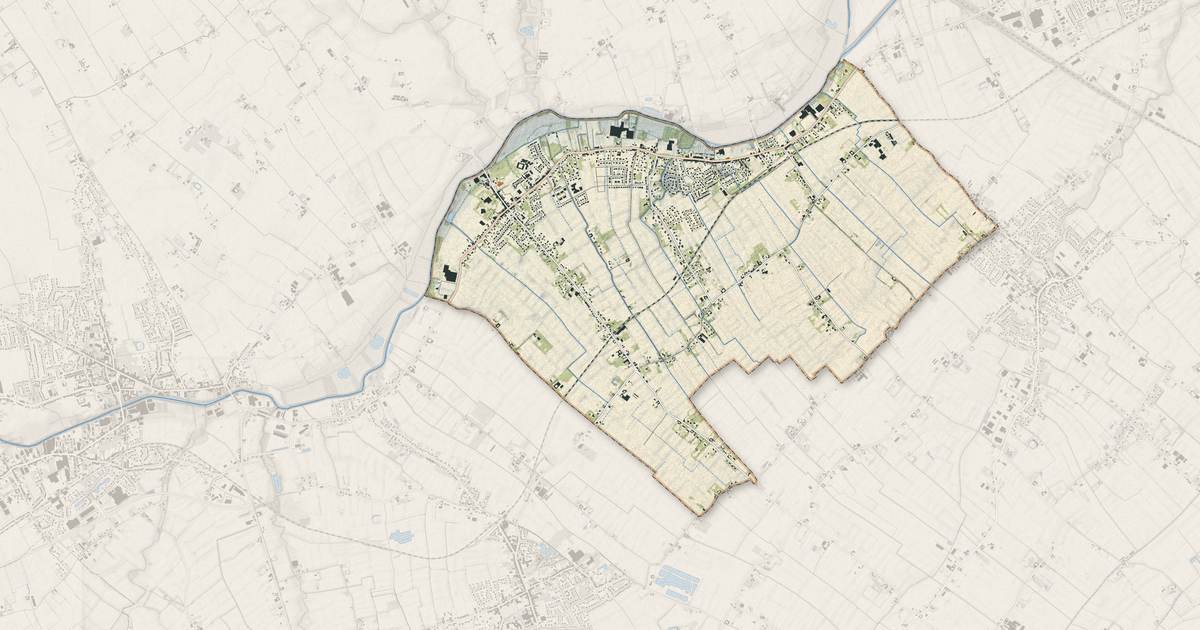 Portrait cartographique de Sailly-sur-la-Lys : relief, eau, forêts, bâti et voies, calculés à partir des données de l'IGN