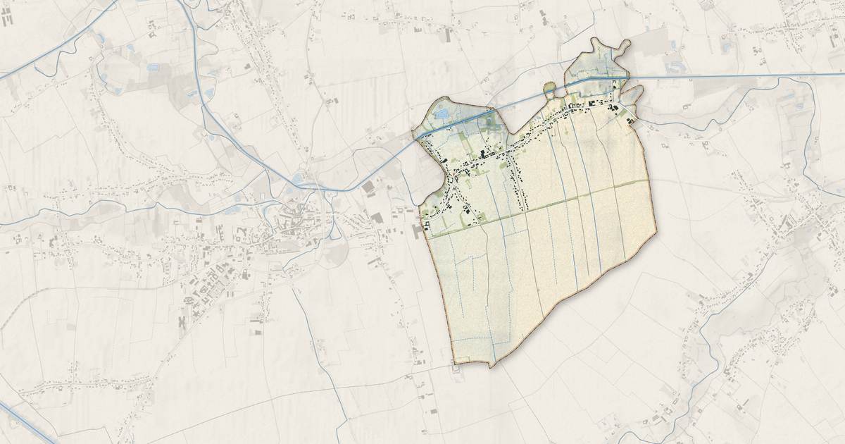 Portrait cartographique de Saint-Floris : relief, eau, forêts, bâti et voies, calculés à partir des données de l'IGN