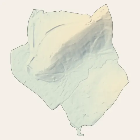 Saint-Léonard : relief