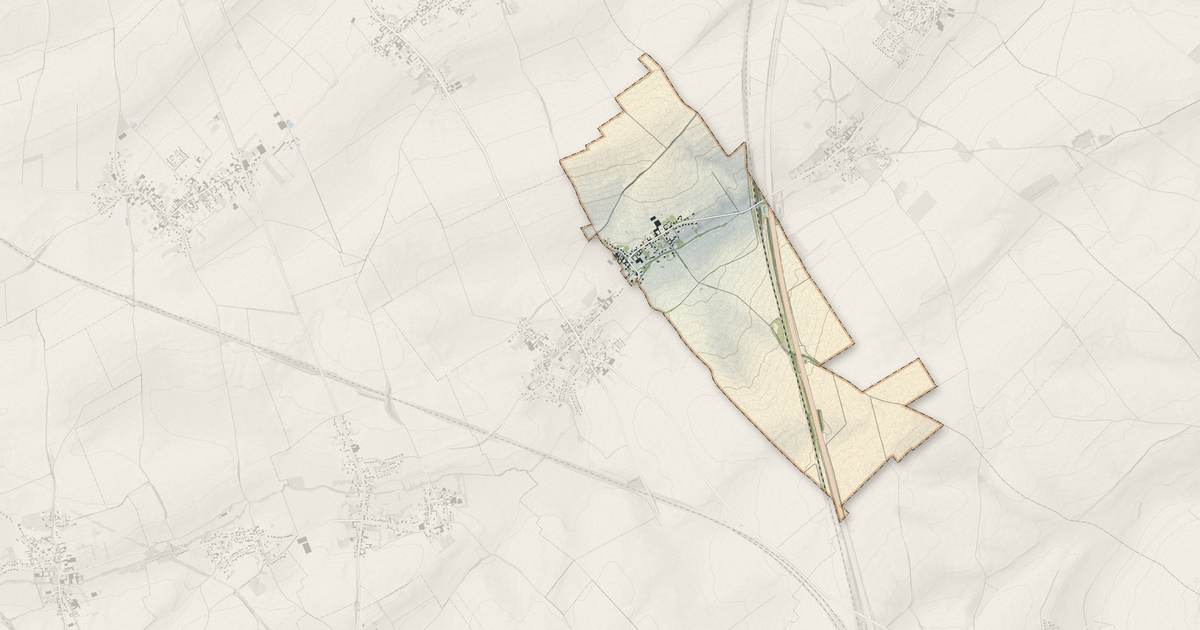 Portrait cartographique de Saint-Martin-sur-Cojeul : relief, eau, forêts, bâti et voies, calculés à partir des données de l'IGN
