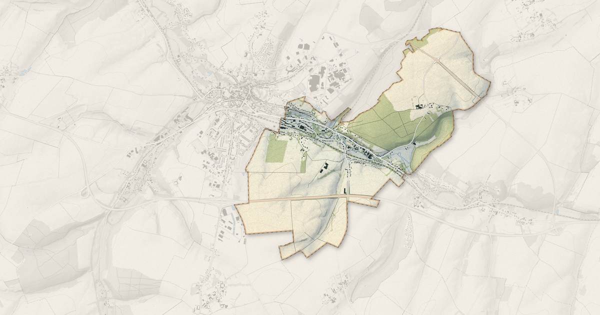 Portrait cartographique de Saint-Michel-sur-Ternoise : relief, eau, forêts, bâti et voies, calculés à partir des données de l'IGN
