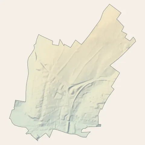 Saint-Nicolas : relief