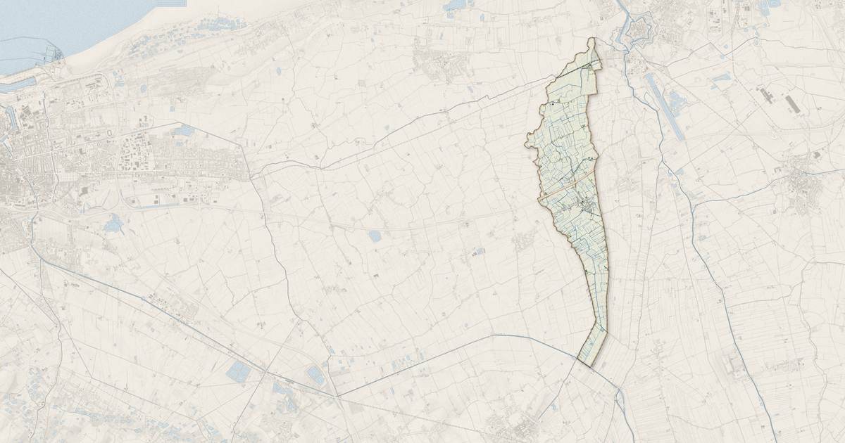 Portrait cartographique de Saint-Omer-Capelle : relief, eau, forêts, bâti et voies, calculés à partir des données de l'IGN