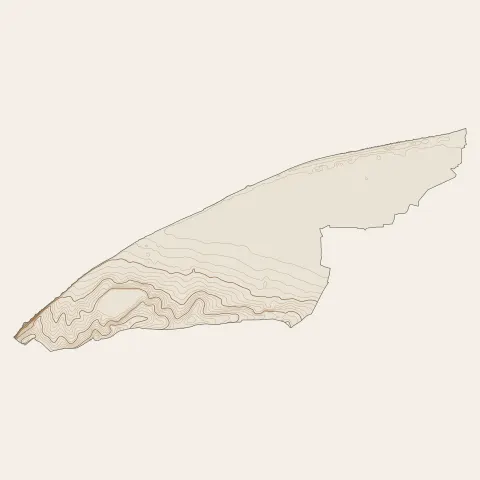 Sangatte : courbes de niveau