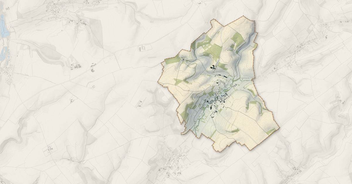 Portrait cartographique de Sempy : relief, eau, forêts, bâti et voies, calculés à partir des données de l'IGN