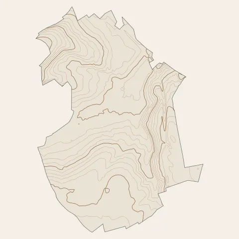Souchez : courbes de niveau