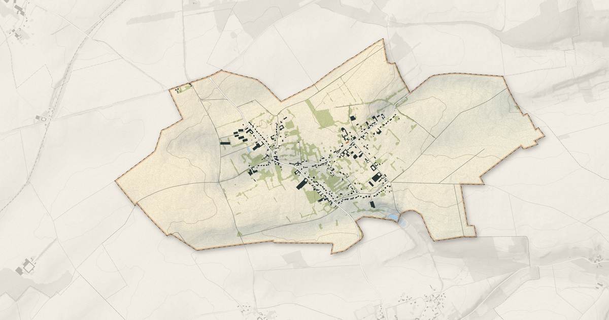 Portrait cartographique de La Thieuloye : relief, eau, forêts, bâti et voies, calculés à partir des données de l'IGN
