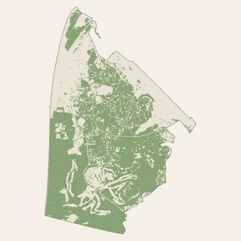 Le Touquet-Paris-Plage : bois, forêts et landes