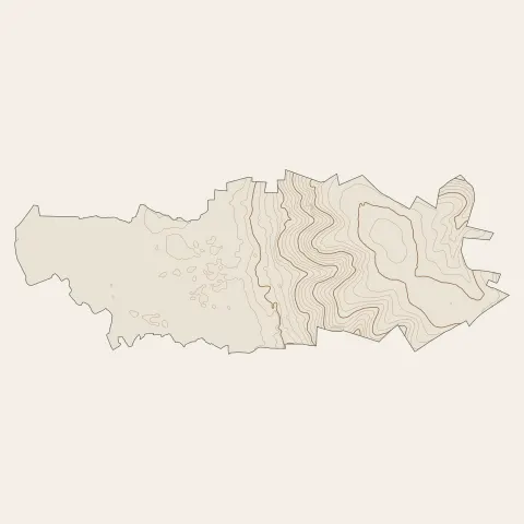 Verton : courbes de niveau