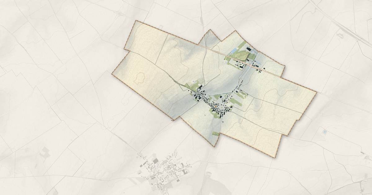 Portrait cartographique de Villers-lès-Cagnicourt : relief, eau, forêts, bâti et voies, calculés à partir des données de l'IGN