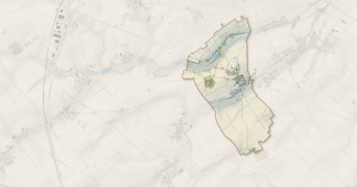 Portrait cartographique de Vis-en-Artois : relief, eau, forêts, bâti et voies, calculés à partir des données de l'IGN