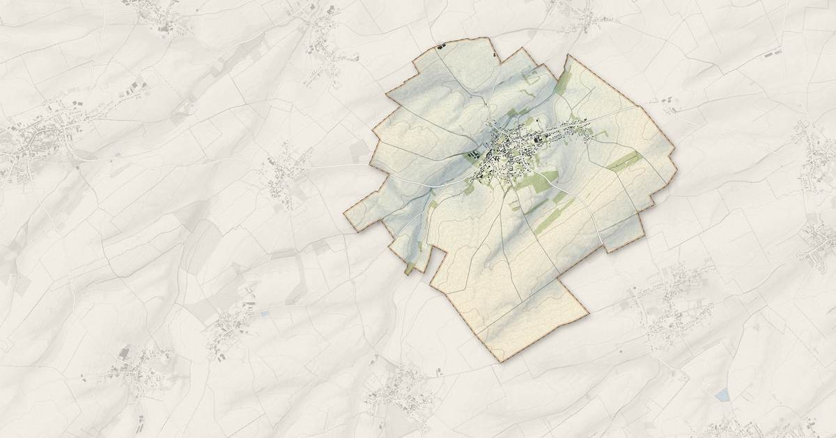 Portrait cartographique de Wanquetin : relief, eau, forêts, bâti et voies, calculés à partir des données de l'IGN
