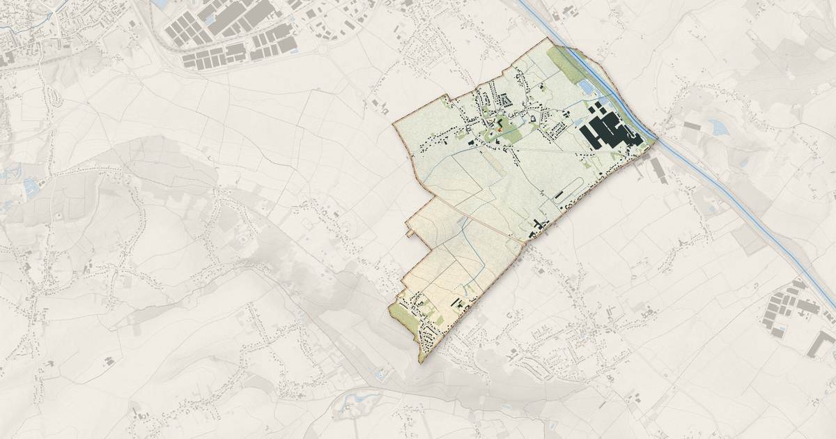 Portrait cartographique de Wardrecques : relief, eau, forêts, bâti et voies, calculés à partir des données de l'IGN