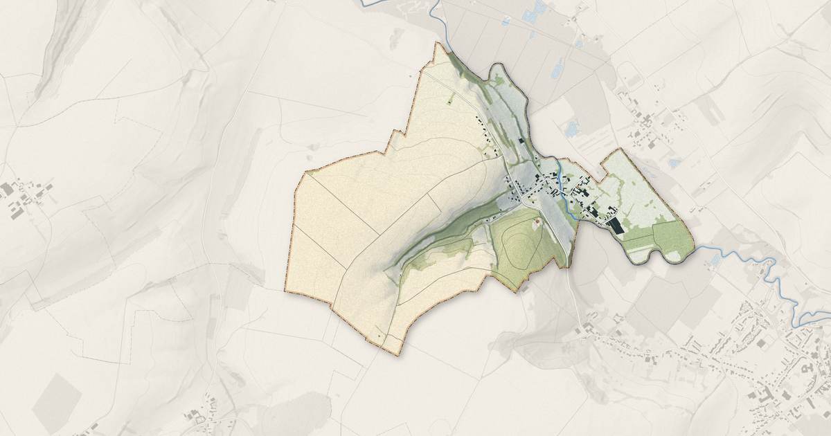 Portrait cartographique de Willencourt : relief, eau, forêts, bâti et voies, calculés à partir des données de l'IGN