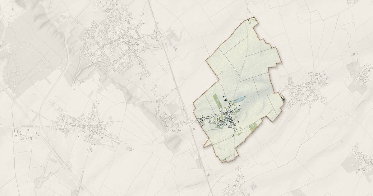 Portrait cartographique de Willerval : relief, eau, forêts, bâti et voies, calculés à partir des données de l'IGN