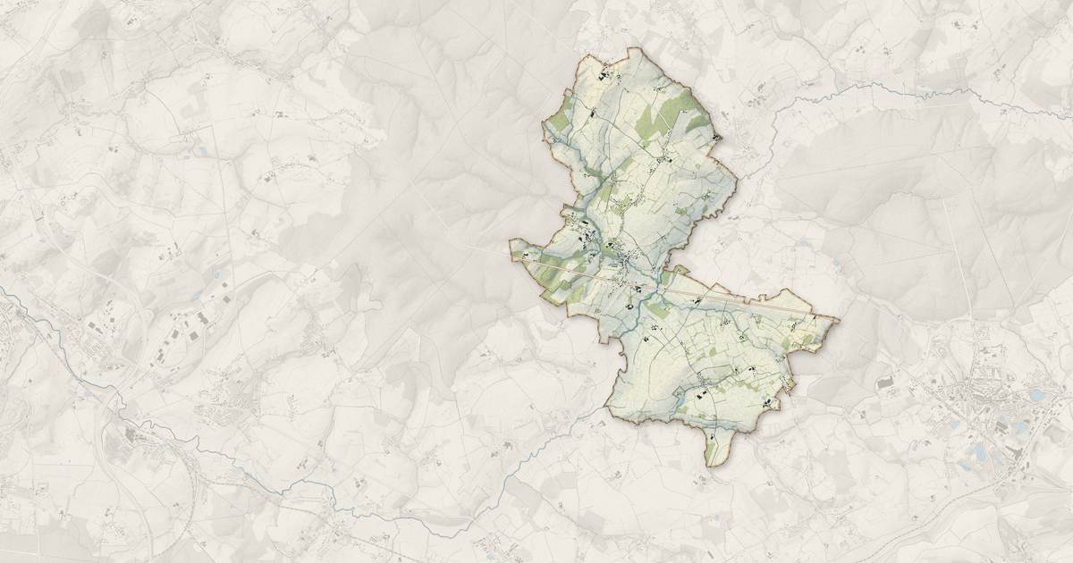 Portrait cartographique de Wirwignes : relief, eau, forêts, bâti et voies, calculés à partir des données de l'IGN
