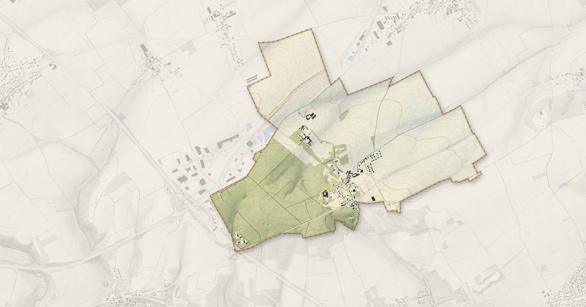 Portrait cartographique de Wisques : relief, eau, forêts, bâti et voies, calculés à partir des données de l'IGN