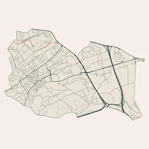 Aubière : voies