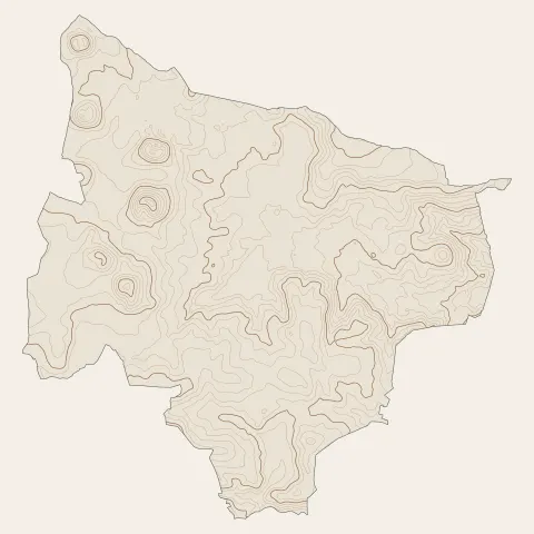 Aydat : courbes de niveau