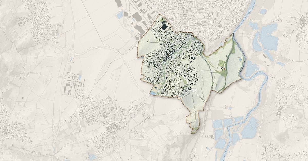 Portrait cartographique de Le Cendre : relief, eau, forêts, bâti et voies, calculés à partir des données de l'IGN