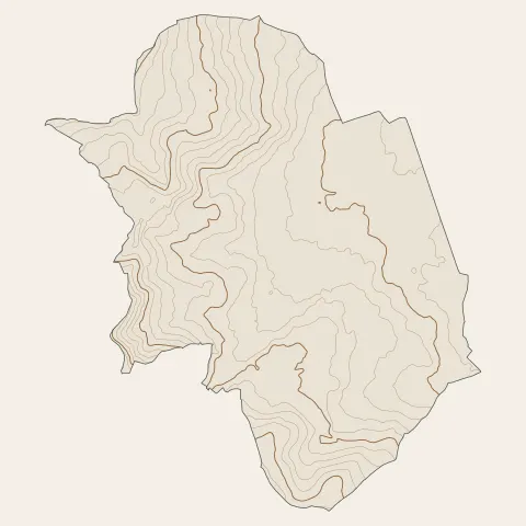 Chamalières : courbes de niveau