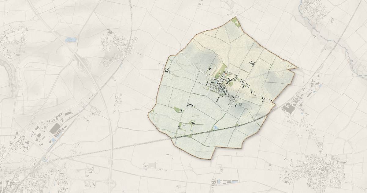 Portrait cartographique de Clerlande : relief, eau, forêts, bâti et voies, calculés à partir des données de l'IGN