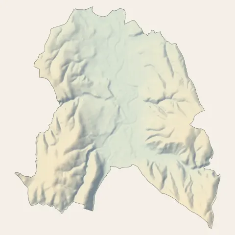 Courpière : relief
