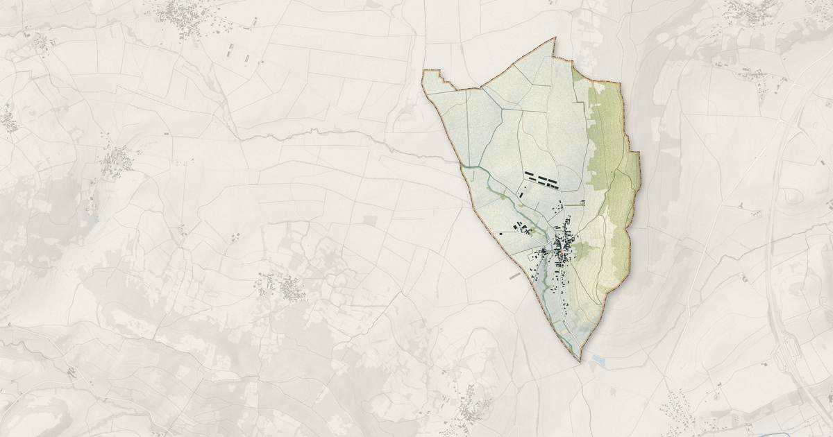 Portrait cartographique de Gignat : relief, eau, forêts, bâti et voies, calculés à partir des données de l'IGN