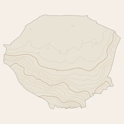 Lempdes : courbes de niveau