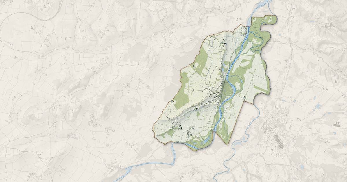 Portrait cartographique de Limons : relief, eau, forêts, bâti et voies, calculés à partir des données de l'IGN