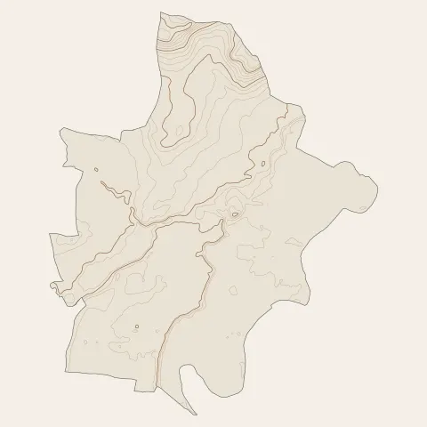 Maringues : courbes de niveau